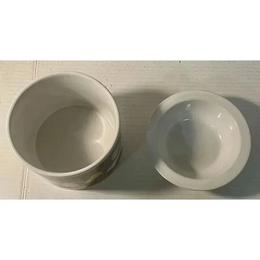 Dip‎ Chiller Winter Birds Base & Dip Bowl 2 pc Ceramic 5.75”W x 4”H